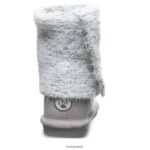 Boots UK BEARPAW Women Knit Tall Gray Fog 44J6177 - Image 6