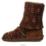 Boots UK BEARPAW Women Knit Tall Russet 44J6175 - Image 2