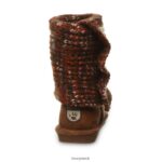 Boots UK BEARPAW Women Knit Tall Russet 44J6175 - Image 6