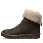 Boots UK BEARPAW Women Leticia Military Green 44J66 - Image 2