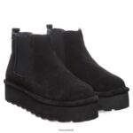 Boots UK BEARPAW Women Retro Drew Black 44J613 - Image 8