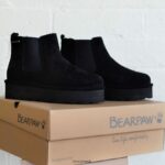Boots UK BEARPAW Women Retro Drew Black 44J613 - Image 9