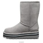 Boots UK BEARPAW Women Retro Elle Gray 44J6159 - Image 2