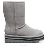 Boots UK BEARPAW Women Retro Elle Gray 44J6159 - Image 3