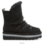 Boots UK BEARPAW Women Retro Mondi Black 44J6153 - Image 3