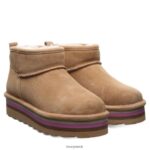 Boots UK BEARPAW Women Retro Shorty Iced Coffee 44J629 - Image 8