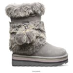 Boots UK BEARPAW Women Retro Tama Gray Fog 44J6151 - Image 3