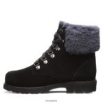 Boots UK BEARPAW Women Sam Black/Gray 44J623 - Image 2