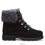 Boots UK BEARPAW Women Sam Black/Gray 44J623 - Image 3