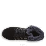Boots UK BEARPAW Women Sam Black/Gray 44J623 - Image 5