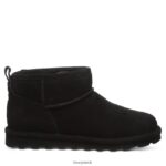 Boots UK BEARPAW Women Shorty Black 44J640 - Image 3