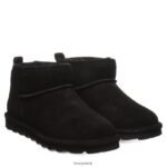 Boots UK BEARPAW Women Shorty Black 44J640 - Image 8