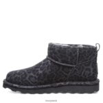 Boots UK BEARPAW Women Shorty Exotic Gray Leopard 44J6123 - Image 2