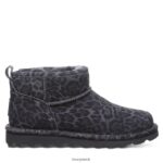 Boots UK BEARPAW Women Shorty Exotic Gray Leopard 44J6123 - Image 3