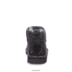Boots UK BEARPAW Women Shorty Exotic Gray Leopard 44J6123 - Image 6
