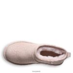 Boots UK BEARPAW Women Shorty Exotic Pink Leopard Glitter 44J634 - Image 5