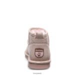 Boots UK BEARPAW Women Shorty Exotic Pink Leopard Glitter 44J634 - Image 6