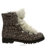 Boots UK BEARPAW Women Vanna Gray Leopard 44J6193 - Image 3