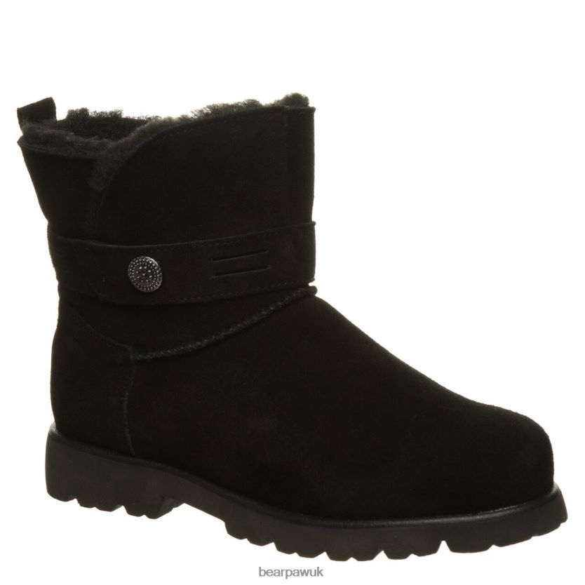 boots_uk_bearpaw_women_wellston_black_44j667.jpg Boots UK BEARPAW Women Wellston Black 44J667 - Image 1