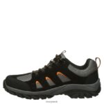 Hikers UK BEARPAW Men Blaze Black/Orange 44J6556 - Image 2