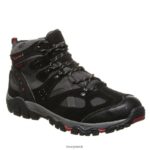 Hikers UK BEARPAW Men Brock Wide Black/Grey 44J6557
