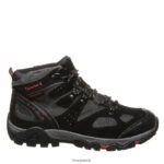 Hikers UK BEARPAW Men Brock Wide Black/Grey 44J6557 - Image 3