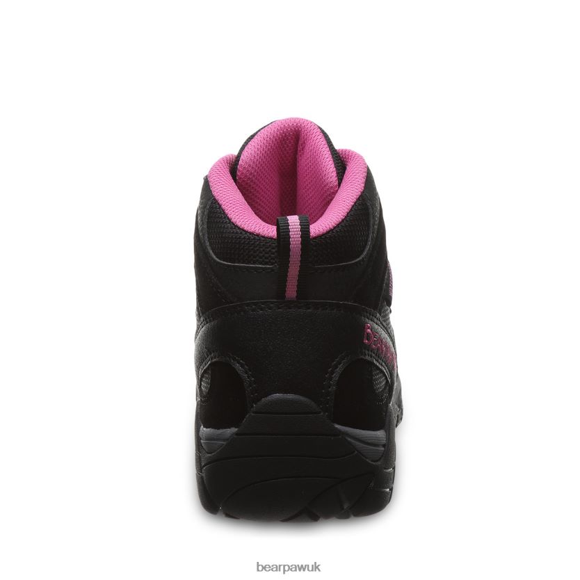 Hikers UK BEARPAW Women Corsica Black/Fuschia 44J6340 - Image 6