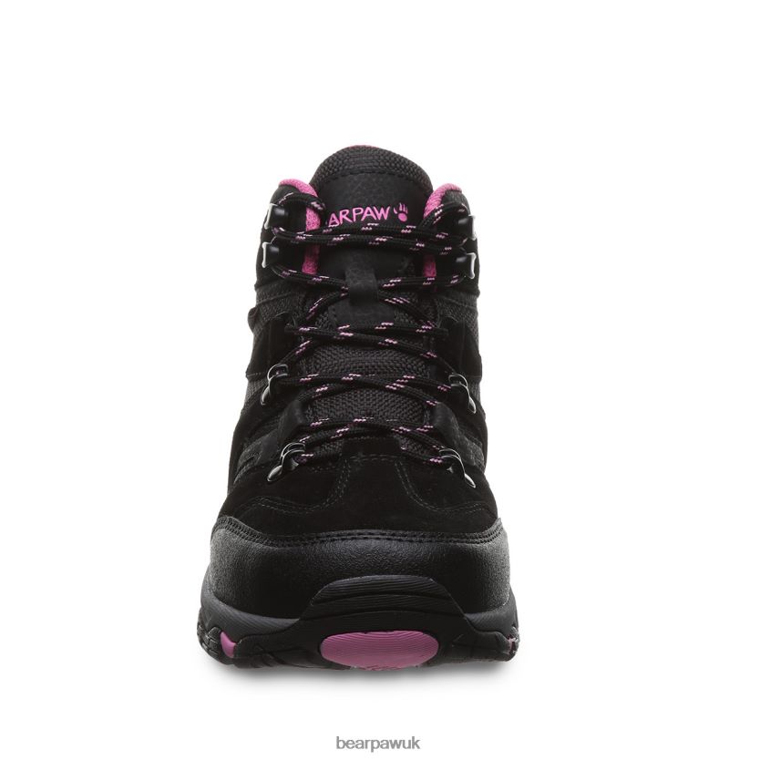 Hikers UK BEARPAW Women Corsica Black/Fuschia 44J6340 - Image 7