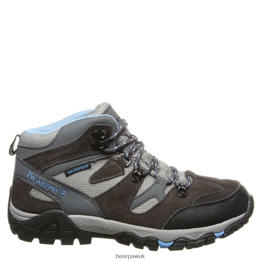 Hikers UK BEARPAW Women Corsica Wide Charcoal 44J6351 - Image 3