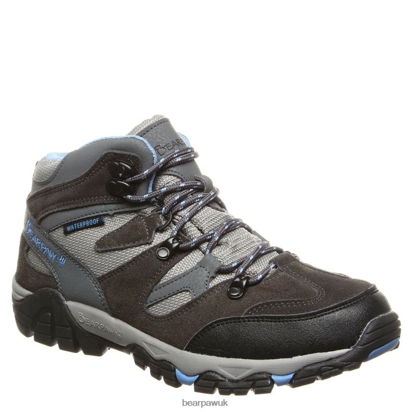 Hikers UK BEARPAW Women Corsica Wide Charcoal 44J6351 - Image 1