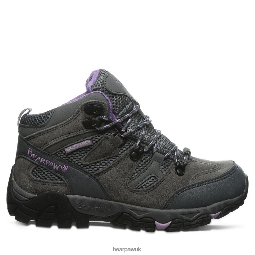 Hikers UK BEARPAW Women Corsica Wide Gray Fog 44J6341 - Image 2