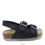 Sandals UK BEARPAW Kids Brooklyn Toddler Black 44J6621 - Image 3