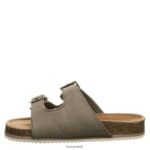 Sandals UK BEARPAW Kids Brooklyn Youth Stone 44J6629 - Image 2