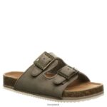 Sandals UK BEARPAW Kids Brooklyn Youth Stone 44J6629