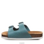 Sandals UK BEARPAW Kids Brooklyn Youth Teal 44J6624 - Image 2