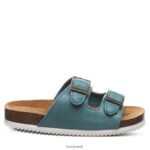 Sandals UK BEARPAW Kids Brooklyn Youth Teal 44J6624 - Image 3