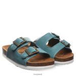 Sandals UK BEARPAW Kids Brooklyn Youth Teal 44J6624 - Image 8
