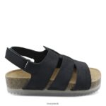 Sandals UK BEARPAW Kids Zaidee Toddler Black 44J6623 - Image 3