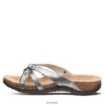 Sandals UK BEARPAW Women Fawn Silver 44J6442 - Image 2