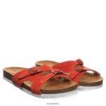 Sandals UK BEARPAW Women Jaycee Red Alert 44J6468 - Image 8