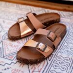 Sandals UK BEARPAW Women Julieta II Luggage/Rose Gold 44J6370 - Image 9