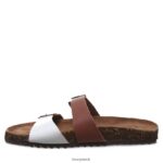 Sandals UK BEARPAW Women Julieta II Saddle/White 44J6371 - Image 2