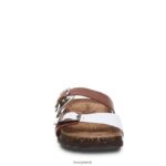 Sandals UK BEARPAW Women Julieta II Saddle/White 44J6371 - Image 7