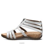 Sandals UK BEARPAW Women Layla II Wide White Metallic 44J6432 - Image 2