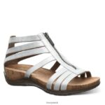 Sandals UK BEARPAW Women Layla II Wide White Metallic 44J6432
