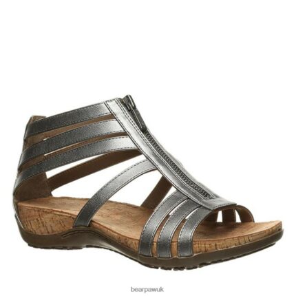 Sandals UK BEARPAW Women Layla Wide Gunmetal 44J6436