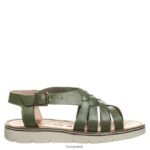 Sandals UK BEARPAW Women Leah Military Green 44J6489 - Image 3
