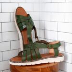 Sandals UK BEARPAW Women Leah Military Green 44J6489 - Image 7