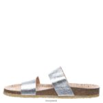 Sandals UK BEARPAW Women Lilo Silver 44J6502 - Image 2