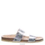 Sandals UK BEARPAW Women Lilo Silver 44J6502 - Image 3